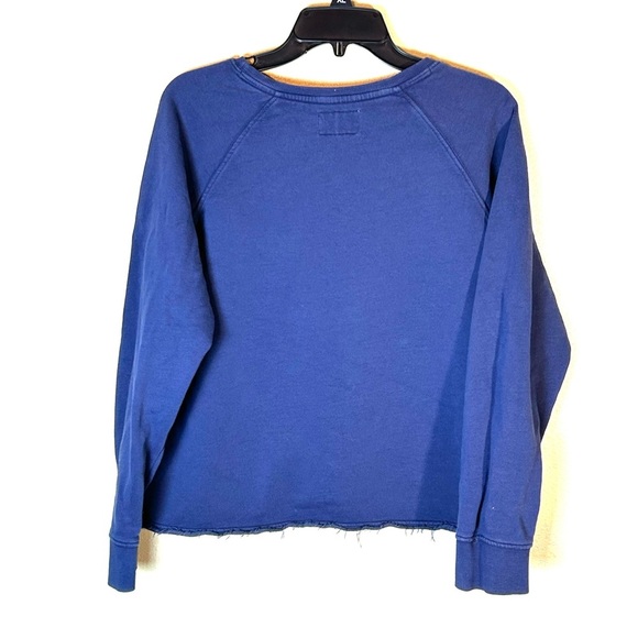 Pact Organic 100% Cotton Sweatshirt Womens  Size M Raw Hem Casual Yoga Outdoors - Picture 2 of 10